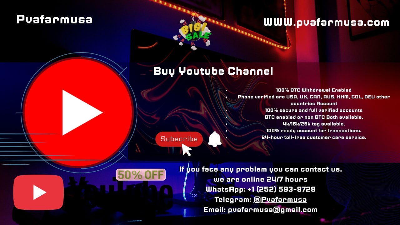Buy Youtube Channel